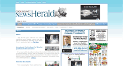 Desktop Screenshot of cookcountynews-herald.com